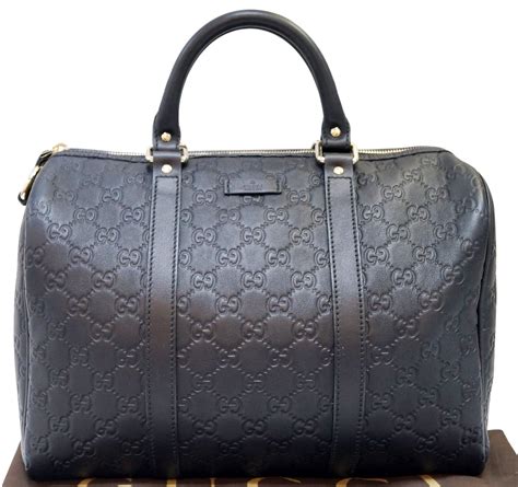 gucci black leather boston bag|gucci boston bags for sale.